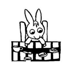 Dessin à colorier: Trotro (Personnages de dessins animés) #33923 - Coloriages à Imprimer Gratuits