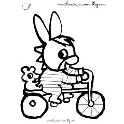 Dessin à colorier: Trotro (Personnages de dessins animés) #33926 - Coloriages à Imprimer Gratuits