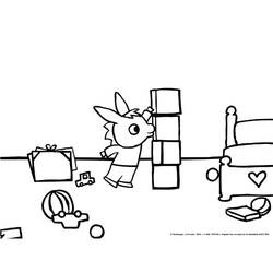 Dessin à colorier: Trotro (Personnages de dessins animés) #33964 - Coloriages à Imprimer Gratuits