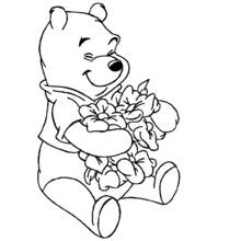 Coloriage Winnie l'Ourson (Personnages de dessins animés) #28634 à imprimer et colorier