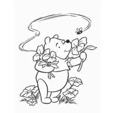 Coloriage Winnie l'Ourson (Personnages de dessins animés) #28637 à imprimer et colorier