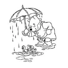 Coloriage Winnie l'Ourson (Personnages de dessins animés) #28662 à imprimer et colorier
