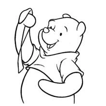 Coloriage Winnie l'Ourson (Personnages de dessins animés) #28664 à imprimer et colorier
