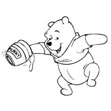 Coloriage Winnie l'Ourson (Personnages de dessins animés) #28687 à imprimer et colorier