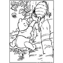 Dessin à colorier Winnie l'Ourson (Personnages de dessins animés) #28722, gratuit à imprimer