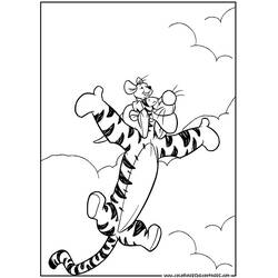 Joli coloriage Winnie l'Ourson (Personnages de dessins animés) #28750, prêt à imprimer