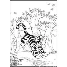 Dessin Winnie l'Ourson (Personnages de dessins animés) #28768 à colorier pour petits et grands