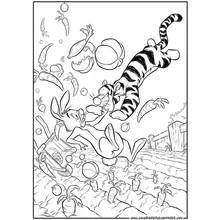 Joli coloriage Winnie l'Ourson (Personnages de dessins animés) #28778, prêt à imprimer