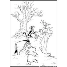 Coloriage Winnie l'Ourson (Personnages de dessins animés) #28811 à imprimer et colorier