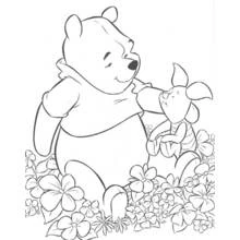 Coloriage Winnie l'Ourson (Personnages de dessins animés) #28813 à imprimer et colorier