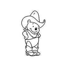 Coloriage Winnie l'Ourson (Personnages de dessins animés) #28840 à imprimer et colorier