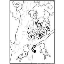 Dessin Winnie l'Ourson (Personnages de dessins animés) #28847 à colorier pour petits et grands