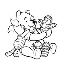 Coloriage Winnie l'Ourson (Personnages de dessins animés) #28931 à imprimer et colorier