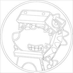 Dessin à colorier: Wolfoo (Personnages de dessins animés) #185565 - Coloriages à Imprimer Gratuits