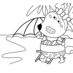 Dessin à colorier: Wolfoo (Personnages de dessins animés) #185573 - Coloriages à Imprimer Gratuits
