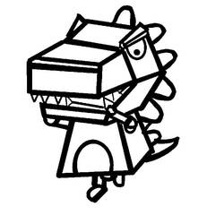 Dessin à colorier: Wolfoo (Personnages de dessins animés) #185583 - Coloriages à Imprimer Gratuits