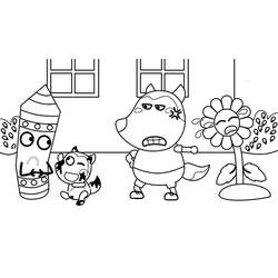 Dessins à colorier: Wolfoo - Coloriages à Imprimer Gratuits