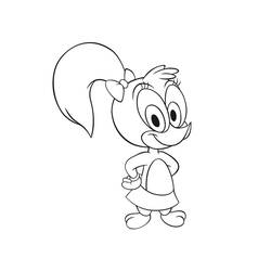 Dessin à colorier: Woody Woodpecker (Personnages de dessins animés) #28420 - Coloriages à Imprimer Gratuits