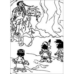 Dessin à colorier: Yakari (Personnages de dessins animés) #201073 - Coloriages à Imprimer Gratuits