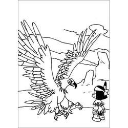Dessin à colorier: Yakari (Personnages de dessins animés) #201075 - Coloriages à Imprimer Gratuits