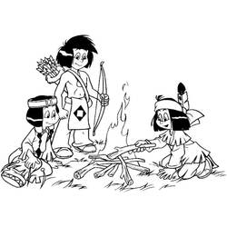 Dessin à colorier: Yakari (Personnages de dessins animés) #201090 - Coloriages à Imprimer Gratuits