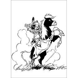 Dessin à colorier: Yakari (Personnages de dessins animés) #201098 - Coloriages à Imprimer Gratuits