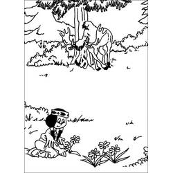 Dessin à colorier: Yakari (Personnages de dessins animés) #201099 - Coloriages à Imprimer Gratuits