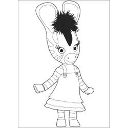 Dessin à colorier: Zou (Personnages de dessins animés) #206945 - Coloriages à Imprimer Gratuits