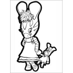 Dessin à colorier: Zou (Personnages de dessins animés) #206948 - Coloriages à Imprimer Gratuits