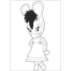 Dessin à colorier: Zou (Personnages de dessins animés) #206950 - Coloriages à Imprimer Gratuits