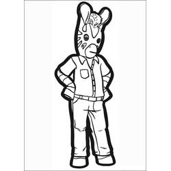 Dessin à colorier: Zou (Personnages de dessins animés) #206951 - Coloriages à Imprimer Gratuits