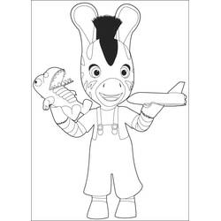 Dessin à colorier: Zou (Personnages de dessins animés) #206957 - Coloriages à Imprimer Gratuits