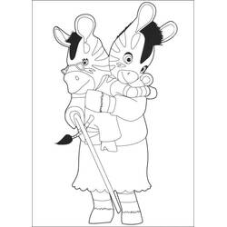 Dessin à colorier: Zou (Personnages de dessins animés) #206959 - Coloriages à Imprimer Gratuits