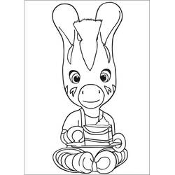 Dessin à colorier: Zou (Personnages de dessins animés) #206960 - Coloriages à Imprimer Gratuits