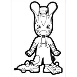Dessin à colorier: Zou (Personnages de dessins animés) #206961 - Coloriages à Imprimer Gratuits