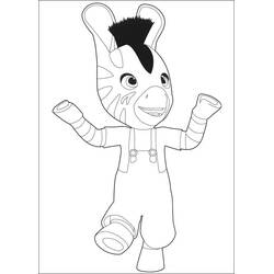 Dessin à colorier: Zou (Personnages de dessins animés) #206963 - Coloriages à Imprimer Gratuits