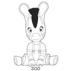 Dessin à colorier: Zou (Personnages de dessins animés) #24574 - Coloriages à Imprimer Gratuits