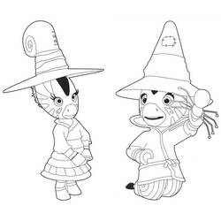 Dessin à colorier: Zou (Personnages de dessins animés) #24581 - Coloriages à Imprimer Gratuits