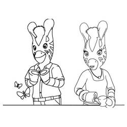 Dessin à colorier: Zou (Personnages de dessins animés) #24582 - Coloriages à Imprimer Gratuits