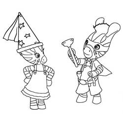 Dessin à colorier: Zou (Personnages de dessins animés) #24583 - Coloriages à Imprimer Gratuits