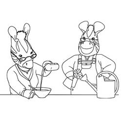 Dessin à colorier: Zou (Personnages de dessins animés) #24584 - Coloriages à Imprimer Gratuits