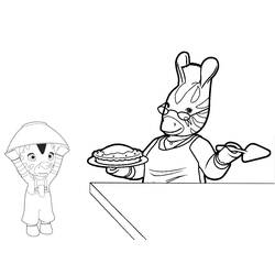 Dessin à colorier: Zou (Personnages de dessins animés) #24589 - Coloriages à Imprimer Gratuits
