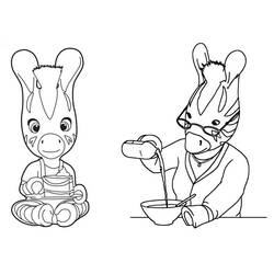 Dessin à colorier: Zou (Personnages de dessins animés) #24591 - Coloriages à Imprimer Gratuits
