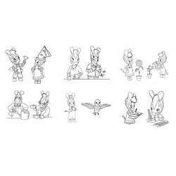 Dessin à colorier: Zou (Personnages de dessins animés) #24613 - Coloriages à Imprimer Gratuits