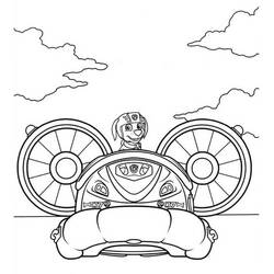 Dessins à colorier: Zuma Pat Patrouille - Coloriages à Imprimer Gratuits