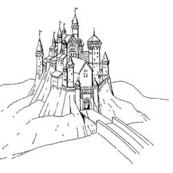 Dessin à colorier: Chevalier (Personnages de fantasy et d'aventure) #86901 - Coloriages à Imprimer Gratuits