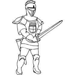 Dessins à colorier: Chevalier - Coloriages à Imprimer Gratuits