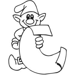 Dessin à colorier: Elfe (Personnages de fantasy et d'aventure) #93859 - Coloriages à Imprimer Gratuits