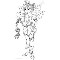 Dessin à colorier: Elfe (Personnages de fantasy et d'aventure) #93891 - Coloriages à Imprimer Gratuits