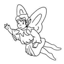 Dessin à colorier: Elfe (Personnages de fantasy et d'aventure) #93915 - Coloriages à Imprimer Gratuits